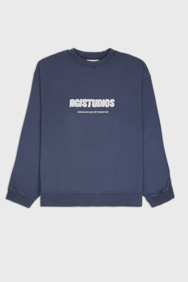 SUDADERA DREAM BIG NAVY BLUE