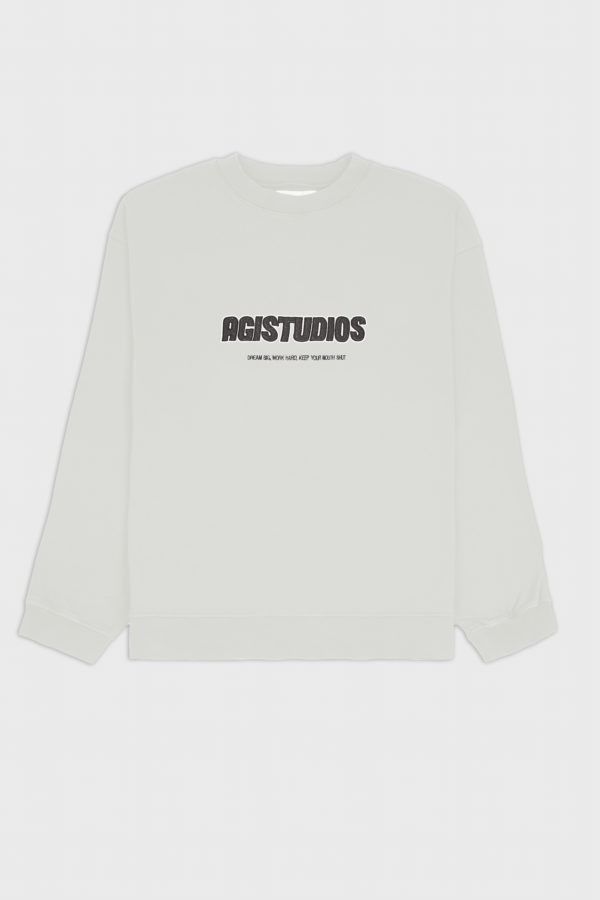 SUDADERA DREAM BIG LIGHT GRAY