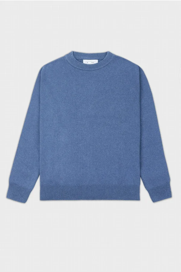 Jersey azul 100% algodón AGI STUDIOS - front